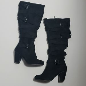 Torrid knee High Strappy Heel Boots